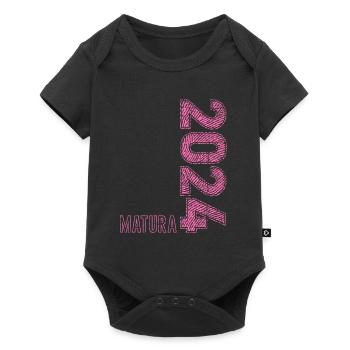 Cérémonie de remise des diplômes Matura 2024 - Body à manches courtes Premium Bébé - noir - Devant