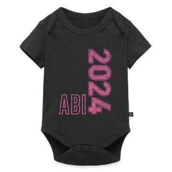 Abi 2024 Abitur Girl High School Graduate Graduation - Baby Premium short-sleeve bodysuit - black - Front