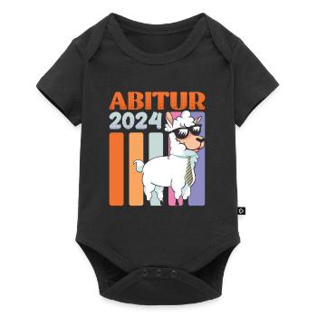 High School Diploma 2024 Llama High School Graduates Graduation - Baby Premium short-sleeve bodysuit - black - Front