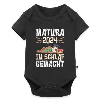 Matura 2024 Made in Sleep Maturiant Drôle - Body à manches courtes Premium Bébé - noir - Devant