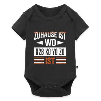 GCode Home est l'endroit où X0 Y0 20 est drôle - Body à manches courtes Premium Bébé - noir - Devant