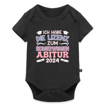 High School Graduate License to Cleverly Fuck High School Graduation - Baby Premium short-sleeve bodysuit - black - Front
