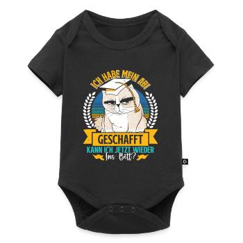 Abiturient Habe Mein Abi Geschafft Abschluss - Baby Premium Kurzarmbody - Schwarz - Vorne