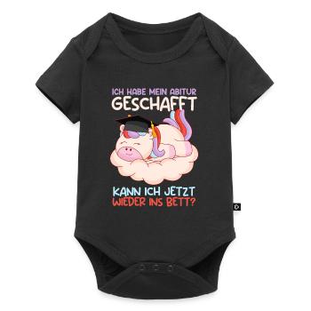 Abiturient Habe Mein Abitur Geschafft Abschluss - Baby Premium Kurzarmbody - Schwarz - Vorne