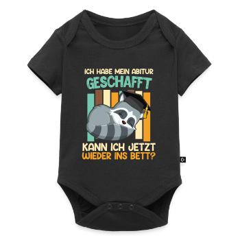 Abiturient Habe Mein Abitur Geschafft Abschluss - Baby Premium Kurzarmbody - Schwarz - Vorne