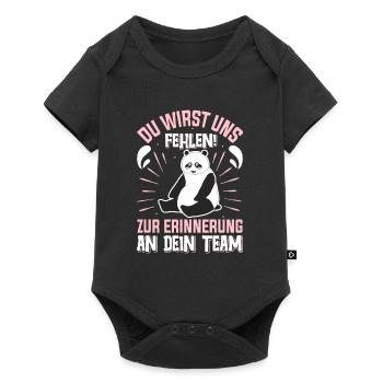 Abschied Kollege Du Wirst uns Fehlen Dein Team - Baby Premium Kurzarmbody - Schwarz - Vorne