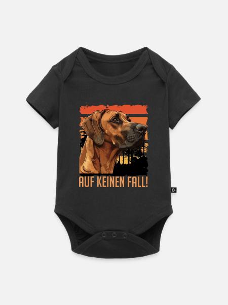Rhodesian Ridgeback AUF KEINEN FALL! Ridgeback - Baby Premium Kurzarmbody - Schwarz
