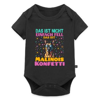 Malinois DAS IST NICHT FELL DAS IST MALINOIS - Baby Premium Kurzarmbody - Schwarz - Vorne