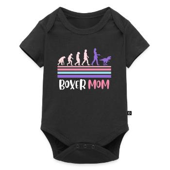 BOXER MOM Dog Owner German Boxer - Baby Premium short-sleeve bodysuit - black - Front