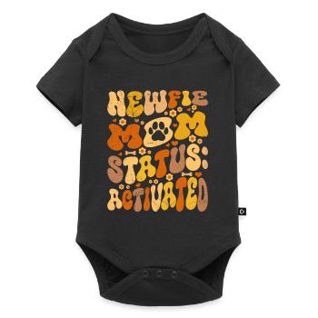 STATUT DE MAMAN NEWFIE ACTIVÉ Newfoundland Mom - Body à manches courtes Premium Bébé - noir - Devant