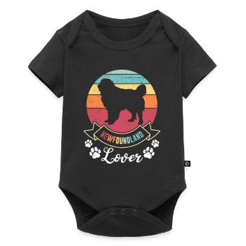 Propriétaire de chien Newfie NEWFOUNDLAND LOVER - Body à manches courtes Premium Bébé - noir - Devant