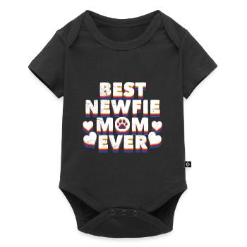 Newfoundland BEST NEWFIE MOM EVER Newfoundland - Baby Premium short-sleeve bodysuit - black - Front