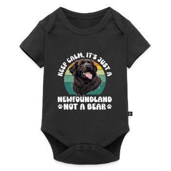 Terre-Neuve-et-Labrador RESTEZ AU FRAIS SANS GRIZZLI SEULEMENT - Body à manches courtes Premium Bébé - noir - Devant