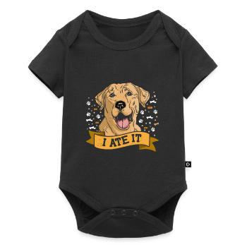 Labrador I ATE IT Labrador Retriever Funny - Baby Premium short-sleeve bodysuit - black - Front