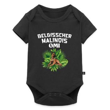 BELGIAN MALINOIS OMI Belgian Shepherd Dog - Baby Premium short-sleeve bodysuit - black - Front