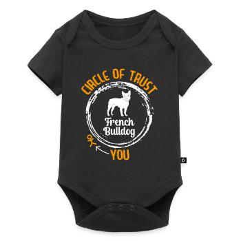 Bouledogue français CERCLE DE CONFIANCE Sture - Body à manches courtes Premium Bébé - noir - Devant