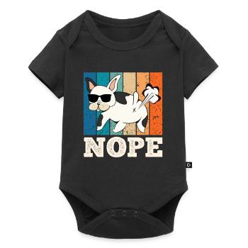 Bouledogue drôle OUBLIEZ-LE bouledogue français - Body à manches courtes Premium Bébé - noir - Devant