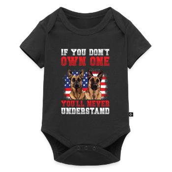 Malinois IF YOU DON'T OWN ONE YOU'LL NEVER GET IT - Baby Premium short-sleeve bodysuit - black - Front