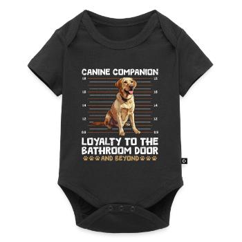 Propriétaire de Labrador Compagnon Canin Loyauté - Body à manches courtes Premium Bébé - noir - Devant