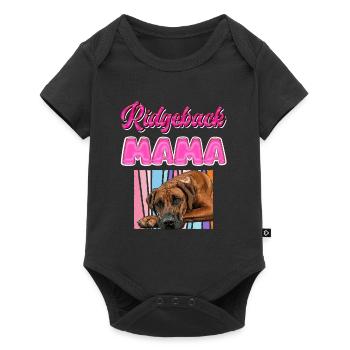RIDGEBACK MAMA Rhodesian Ridgeback Dog Mom - Baby Premium short-sleeve bodysuit - black - Front