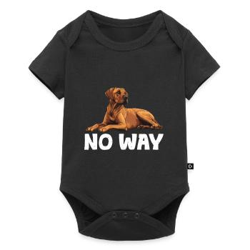 Rhodesian Ridgeback ZERO BUCK Dog Bitzer Funny - Baby Premium short-sleeve bodysuit - black - Front