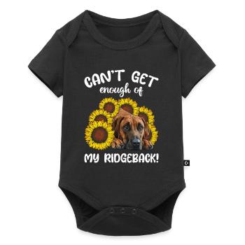 Ridgeback JE NE PEUX PAS EN AVOIR ASSEZ DE MY RIDGEBACK - Body à manches courtes Premium Bébé - noir - Devant