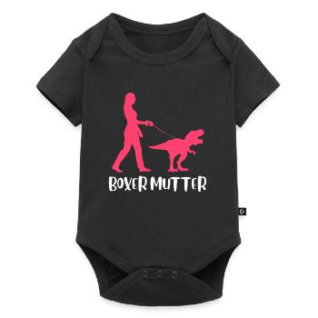 BOXER MOTHER Dog Mom Boxer Owner - Baby Premium short-sleeve bodysuit - black - Front