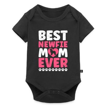 Maman chien MEILLEURE MAMAN NEWFIE DE TOUS LES TEMPS Terre-Neuve - Body à manches courtes Premium Bébé - noir - Devant