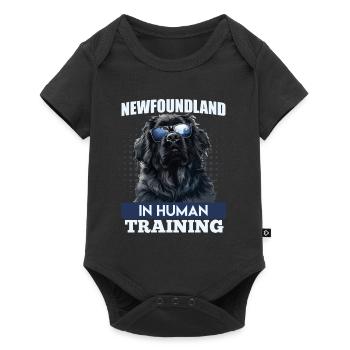 Propriétaire de Terre-Neuve TERRE-NEUVE EN FORMATION HUMAINE - Body à manches courtes Premium Bébé - noir - Devant
