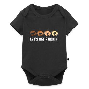 Barbecue Let's Get Smokin' Meat Lovers - Baby Premium short-sleeve bodysuit - black - Front