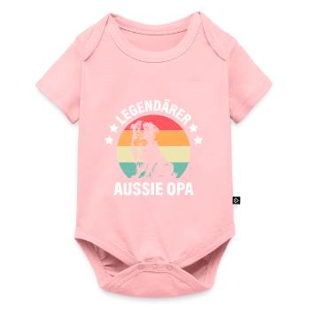 Dogs Grandpa LEGENDARY AUSSIE GRANDPA Australian - Baby Premium short-sleeve bodysuit - rose - Front