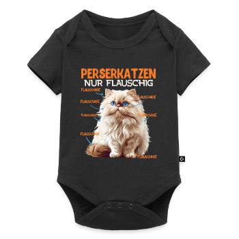 CHATS PERSANS UNIQUEMENT CHAT PERSAN MOELLEUX - Body à manches courtes Premium Bébé - noir - Devant