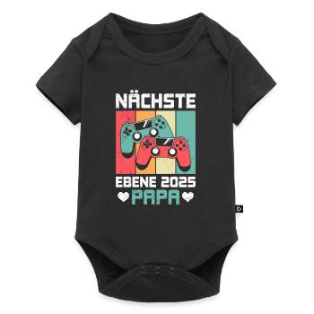 Gemini Dad NEXT LEVEL 2025 DAD Gamer - Baby Premium short-sleeve bodysuit - black - Front