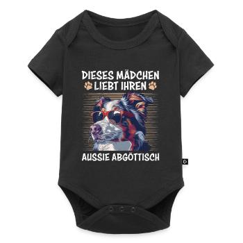 Berger australien CETTE FILLE L’AIME - Body à manches courtes Premium Bébé - noir - Devant