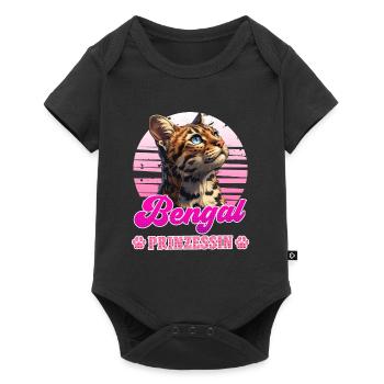 Propriétaire de chat BENGAL PRINCESS Vintage - Body à manches courtes Premium Bébé - noir - Devant