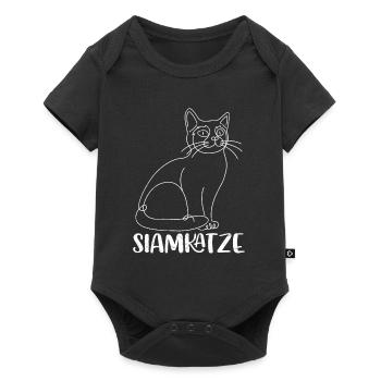 Siamese Cats SIAMESE CATS Lovers Siamese Cat - Baby Premium short-sleeve bodysuit - black - Front