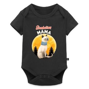 SIAMESE MOM SIAMESE CAT MOM Siamese Cats - Baby Premium short-sleeve bodysuit - black - Front