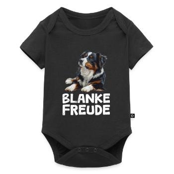 Australian Shepherd SHEER JOY AUSSIE - Baby Premium short-sleeve bodysuit - black - Front