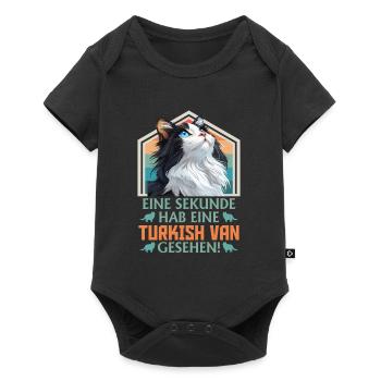 Fourgon turc UNE SECONDE AVOIR UN VAN TURC - Body à manches courtes Premium Bébé - noir - Devant