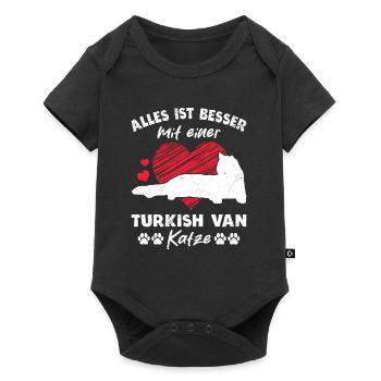 Fourgon turc TOUT EST MIEUX AVEC UN FOURGON TURC - Body à manches courtes Premium Bébé - noir - Devant