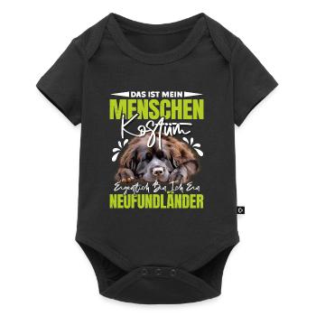 Newfie C’EST MON COSTUME HUMAIN JE SUIS UN - Body à manches courtes Premium Bébé - noir - Devant