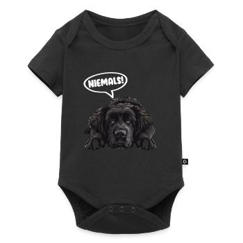 Terre-Neuve drôle JAMAIS ! Newfie Stur - Body à manches courtes Premium Bébé - noir - Devant