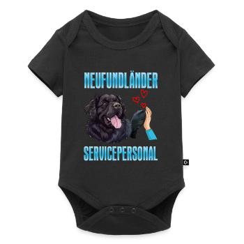 Newfie Propriétaire PERSONNEL DE SERVICE DE TERRE-NEUVE - Body à manches courtes Premium Bébé - noir - Devant