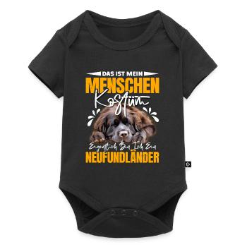 Newfie C’EST MON COSTUME HUMAIN JE SUIS UN - Body à manches courtes Premium Bébé - noir - Devant
