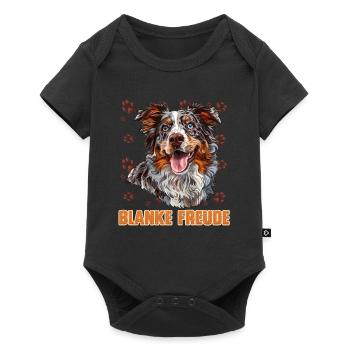 Berger australien BLANK JOY Aussie - Body à manches courtes Premium Bébé - noir - Devant