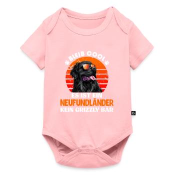Newfie RESTEZ AU FRAIS PAS DE GRIZZLI JUSTE UN - Body à manches courtes Premium Bébé - rose - Devant