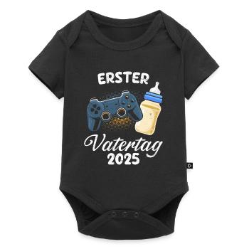 First Father's Day Soon Dad 1st Father's Day Future - Baby Premium short-sleeve bodysuit - black - Front
