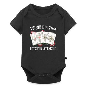 Poker Player Funny FRONT TILL LAST BREATH - Baby Premium short-sleeve bodysuit - black - Front