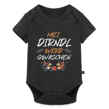 Mon dirndl est lavé Dirndl de remplacement - Body à manches courtes Premium Bébé - noir - Devant