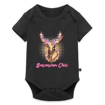 Dirndl Remplacement BAVARIAN CHIC Funny Munich - Body à manches courtes Premium Bébé - noir - Devant